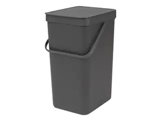 Produktfoto för Brabantia Sort & Go - Soptunna - fliplock - 16 L - handtag - grå