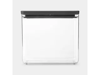 Produktfoto för Brabantia TASTY+ stapelbar burk 3,5 liter Mörkgrå