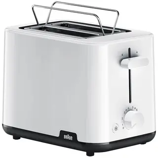 Produktfoto för Braun Breakfast1 HT 1010 WH - Brödrost - 2 skiva - 2 Kortplatser - vit