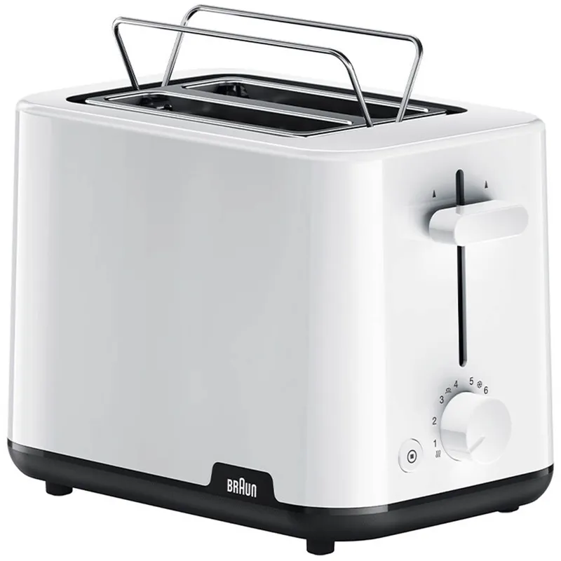 Bild 1 för Braun Breakfast1 HT 1010 WH - Brödrost - 2 skiva - 2 Kortplatser - vit