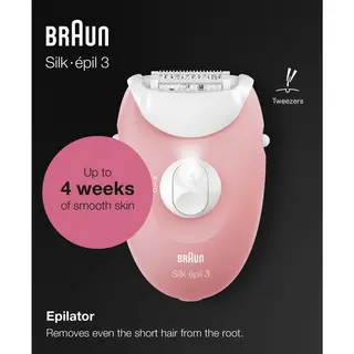 Produktfoto för Braun Epilator Silk-épil 3 SES 3-176
