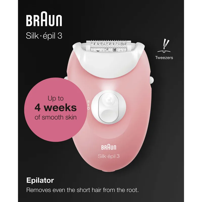 Bild 1 för Braun Epilator Silk-épil 3 SES 3-176