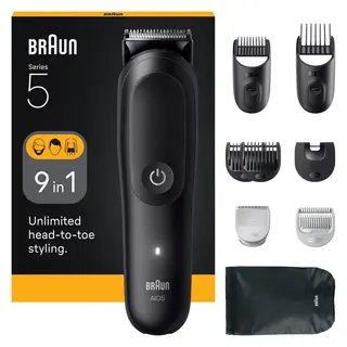 Produktfoto för Braun Kroppstrimmer Styler AIO 5540 - Black Matt