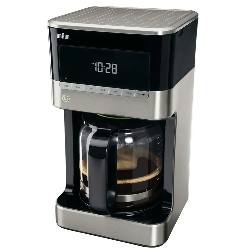 Bild 2 för Braun PurAroma 7 KF 7120 - Kaffemaskin - 12 koppar - rostfritt stål/svart