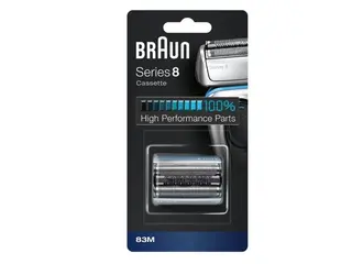 Produktfoto för Braun Series 8 Cassette 83M, Rakhuvud, 1 huvuden, Silver, 18 månad (er), Braun, Series 8