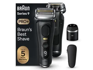 Produktfoto för Braun Series 9 Pro+ 9560cc, Svart, Batteri, Litium-Ion (Li-Ion), Inbyggt batteri, 60 min, Laddning, Rengöring, Uttorkande