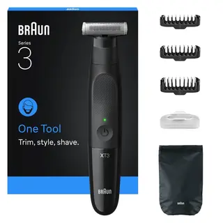 Produktfoto för Braun Series X Beard Trimmer For Facial Hair Removal XT318