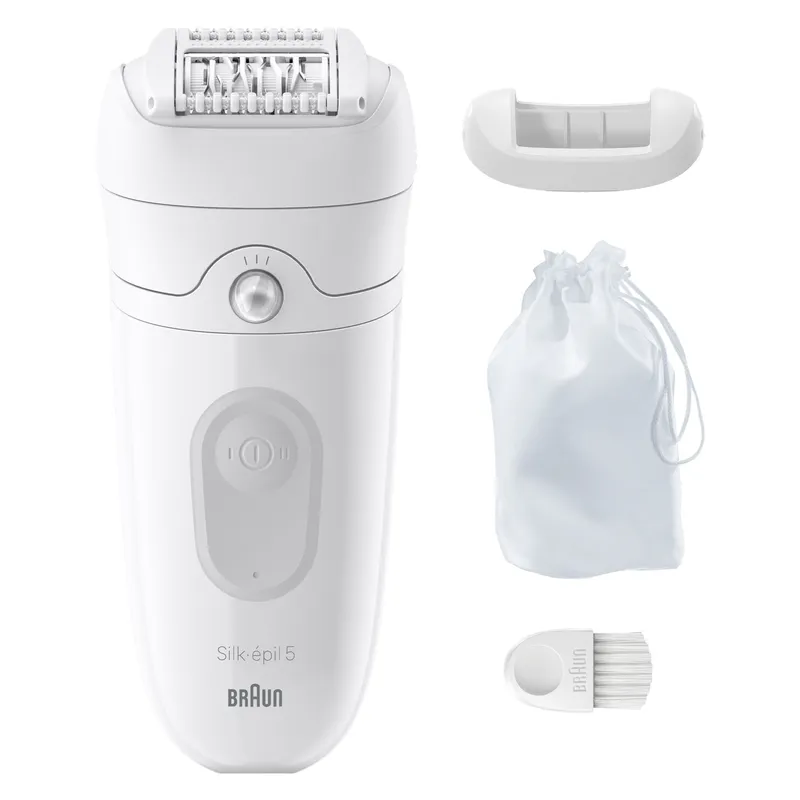 Bild 2 för Braun Silk-épil 5 5-011, Vit, MicroGrip, Tyskland, 0,5 mm, Batteri