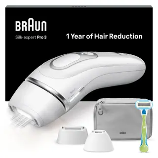 Produktfoto för Braun Silk-expert Pro PL3122, Vit, Intensivt pulserat ljus (IPL), 4 J/cm², Växelström