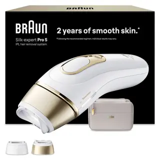 Produktfoto för Braun Silk-expert Pro PL5210 IPL, Intensivt pulserat ljus (IPL), Guld, Vit, AC, 100 - 240 V, 50/60 hz, 70 mm