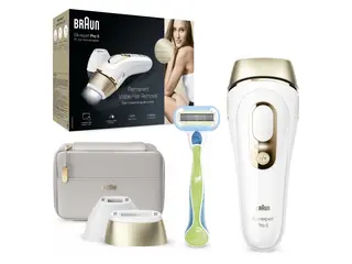 Produktfoto för Braun Silk-expert Pro Silk expert Pro 5 PL5154, Guld, Vit, Intensivt pulserat ljus (IPL), Storbritannien, AC, 100 - 240 V, 1,27 kg