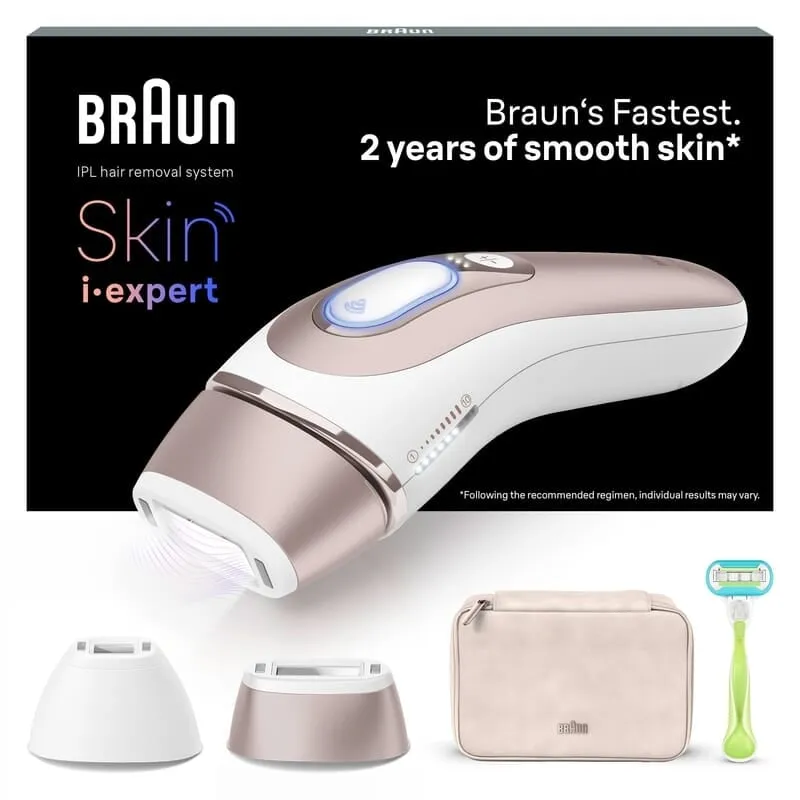 Bild 1 för Braun Skin i-expert PL7147, Rose Gold, Vit, Intensivt pulserat ljus (IPL), AC