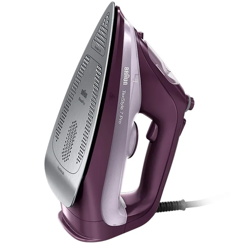 Bild 2 för Braun TexStyle 7 Pro SI 7181 VI, Torr & Ångstrykjärn, EloxalPlus soleplate, 2,5 m, 230 g/min, Violett, 50 g/min