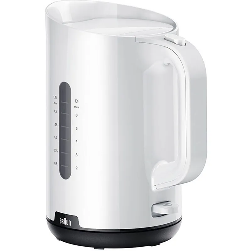 Bild 2 för Braun WK 1100 WH, 1,7 l, 2200 W, Vit, Plast, Vattennivå indikator, Sladdlös