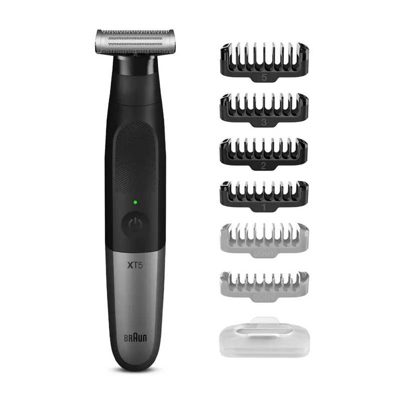Alternativ bild 0 för Braun XT5200, Svart, Silver, Rektangel, 1 mm, 5 mm, Skägg, Ansikte, Batteri