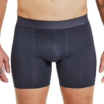 Alternativ bild 0 för Bread and Boxers Active Boxer Brief Kalsonger 2P Grå polyester X-Large Herr