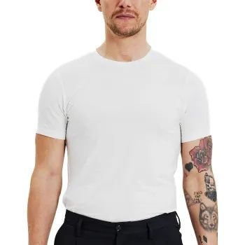 Alternativ bild 0 för Bread and Boxers Crew-Neck Tencel T-Shirt Vit tencel Medium Herr