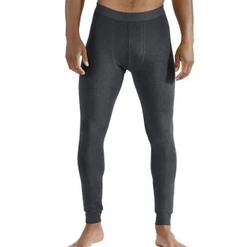 Alternativ bild 0 för Bread and Boxers Organic Cotton Long Johns Mörkgrå ekologisk bomull X-Large Herr