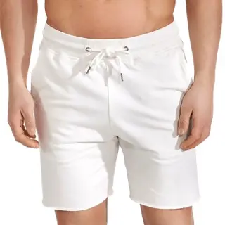 Produktfoto för Bread and Boxers Organic Cotton Men Short Benvit ekologisk bomull Small Herr