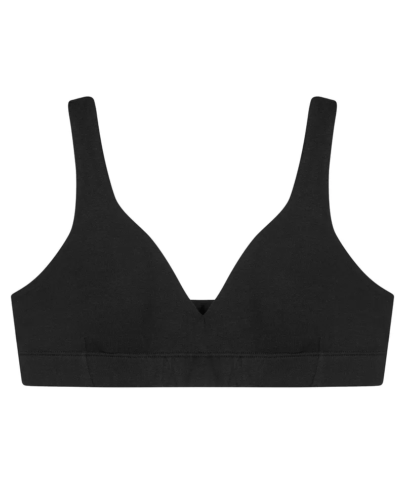 Alternativ bild 0 för Bread and Boxers Padded Soft Bra BH Svart modal Small Dam