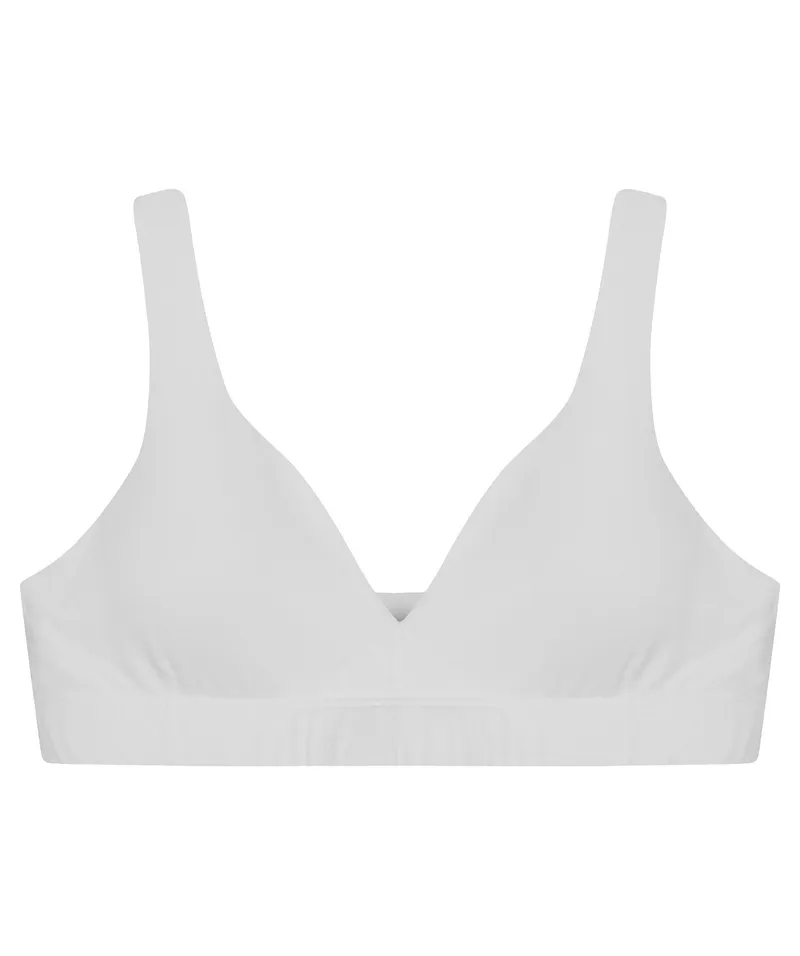 Alternativ bild 0 för Bread and Boxers Padded Soft Bra BH Vit modal Large Dam