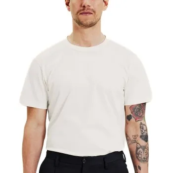 Alternativ bild 0 för Bread and Boxers Pima Cotton Crew Neck Vit bomull Small Herr