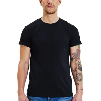 Alternativ bild 0 för Bread and Boxers Roll-Up Tee Svart ekologisk bomull Large Herr