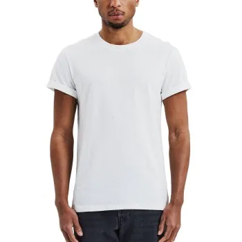 Alternativ bild 0 för Bread and Boxers Roll-Up Tee Vit ekologisk bomull X-Large Herr