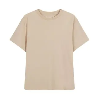 Produktfoto för Bread and Boxers T-Shirt Classic Beige ekologisk bomull Small Dam