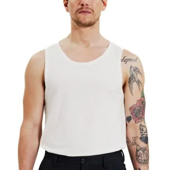 Alternativ bild 0 för Bread and Boxers Tank Relaxed Benvit ekologisk bomull X-Large Herr