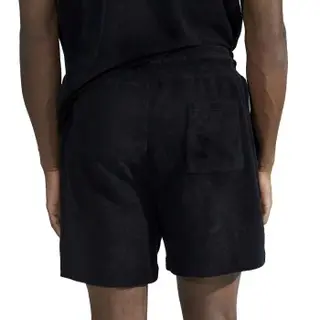 Produktfoto för Bread and Boxers Terry Shorts Svart ekologisk bomull X-Large Herr
