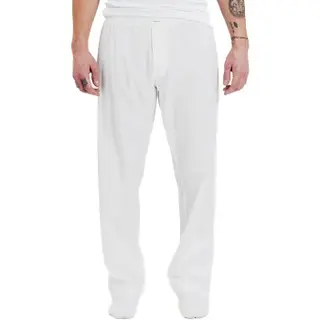 Produktfoto för Bread and Boxers Woven Pyjama Pants Vit ekologisk bomull Small Herr