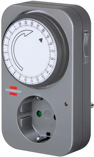 Produktfoto för Brennenstuhl 24 h Timer MZ 20, Svart