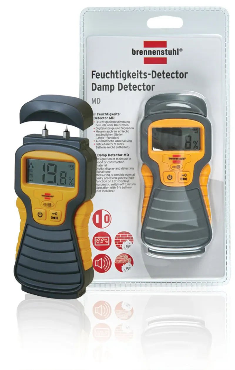 Alternativ bild 0 för BRENNENSTUHL fuktmätare MD - Trä + Byggmaterial - 2253611