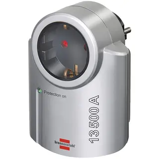 Produktfoto för brennenstuhl Primera-Line - Överspänningsskydd - 3.68 kW - utgångskontakter: 1 - svart, silver