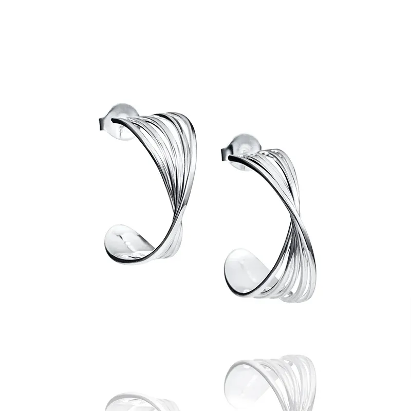 Alternativ bild 0 för Bridges Hoops Silver