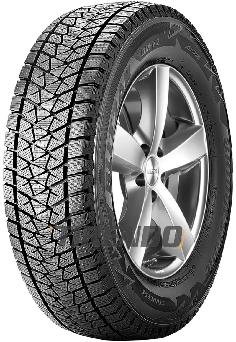 Bild 2 för Bridgestone Blizzak DM V2 ( 235/75 R15 109R XL, Nordiska vinterdäck )