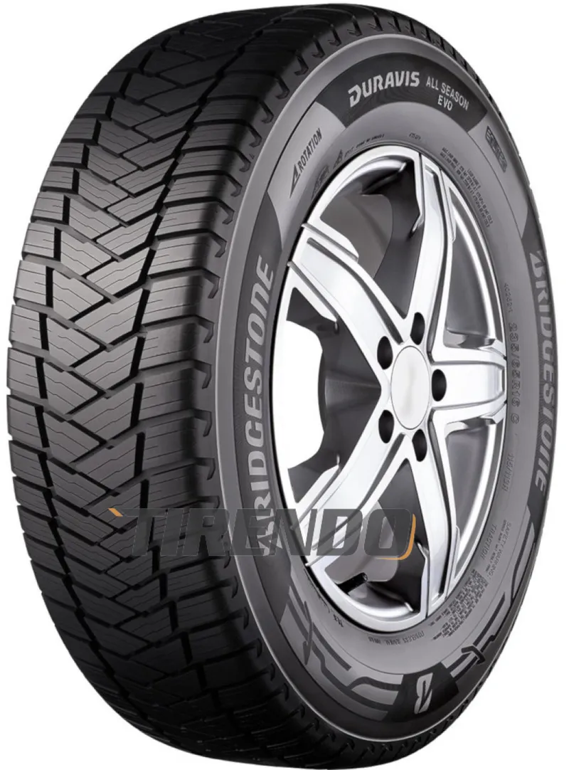 Bild 2 för Bridgestone Duravis All-Season Evo ( 225/75 R16C 121/120R 10PR Enliten / EV )