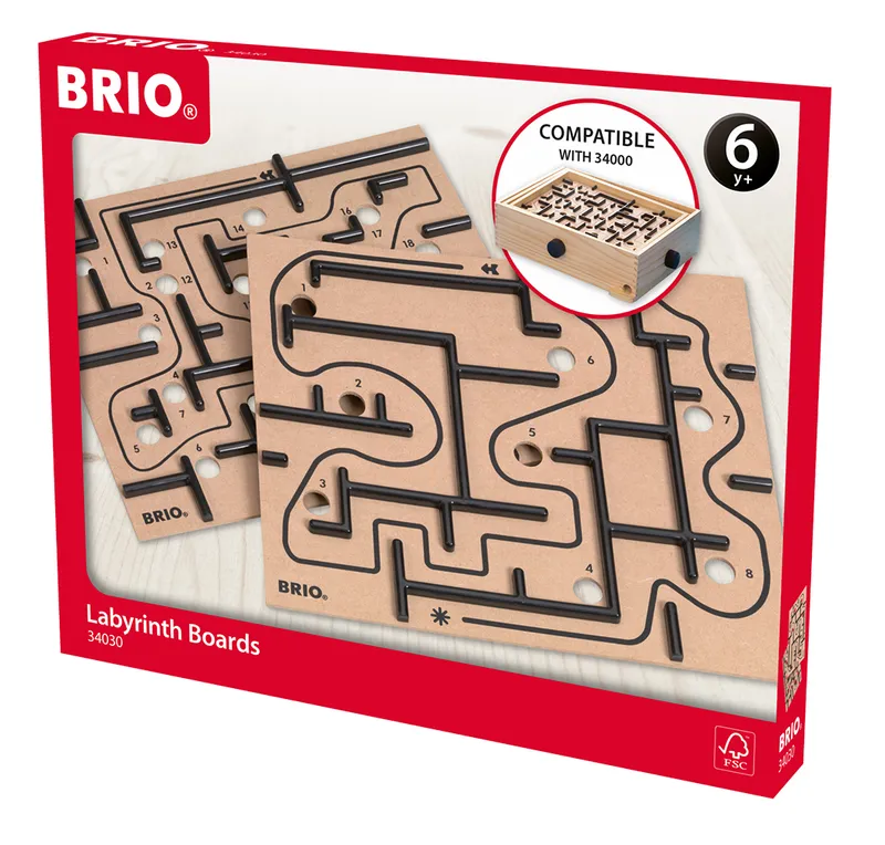 Alternativ bild 0 för BRIO 34030 Labyrintplattor