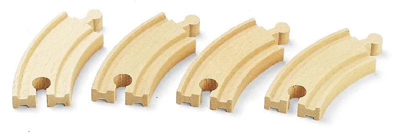 Alternativ bild 0 för BRIO World - Korta böjda järnvägsspår
