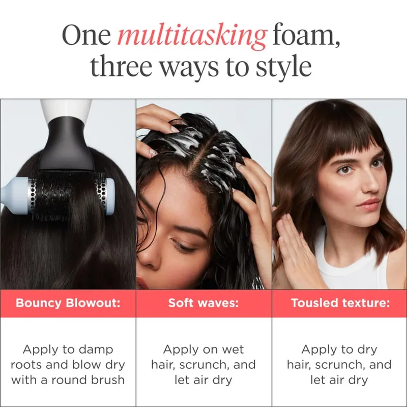 Bild 5 för Briogeo Style + Treat Yuzu + Plum Oil Full Miracle Styling Foam 150 ml