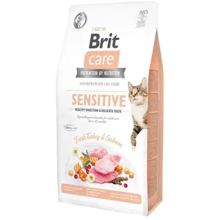 Produktfoto för Brit Care Cat Grain Free Sensitive Healthy Digestion & Delicate Taste (7 kg)