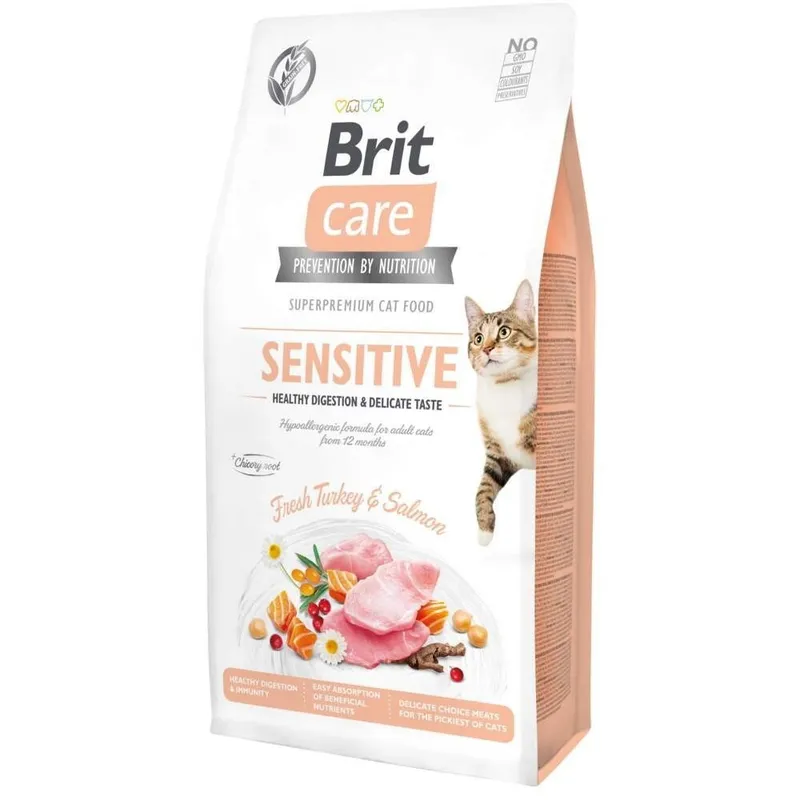 Bild 1 för Brit Care Cat Grain Free Sensitive Healthy Digestion & Delicate Taste (7 kg)