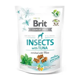 Produktfoto för Brit Care Crunchy Snack Insects Tuna 200 g