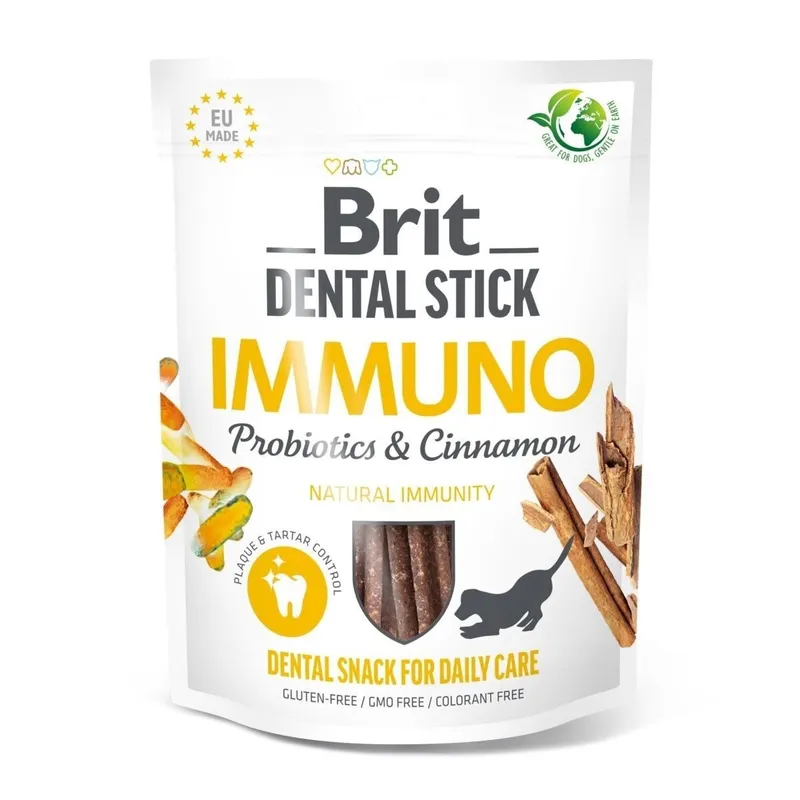 Bild 1 för Brit Care Dental Stick Immuno Probiotics & Cinnamon 7-pack
