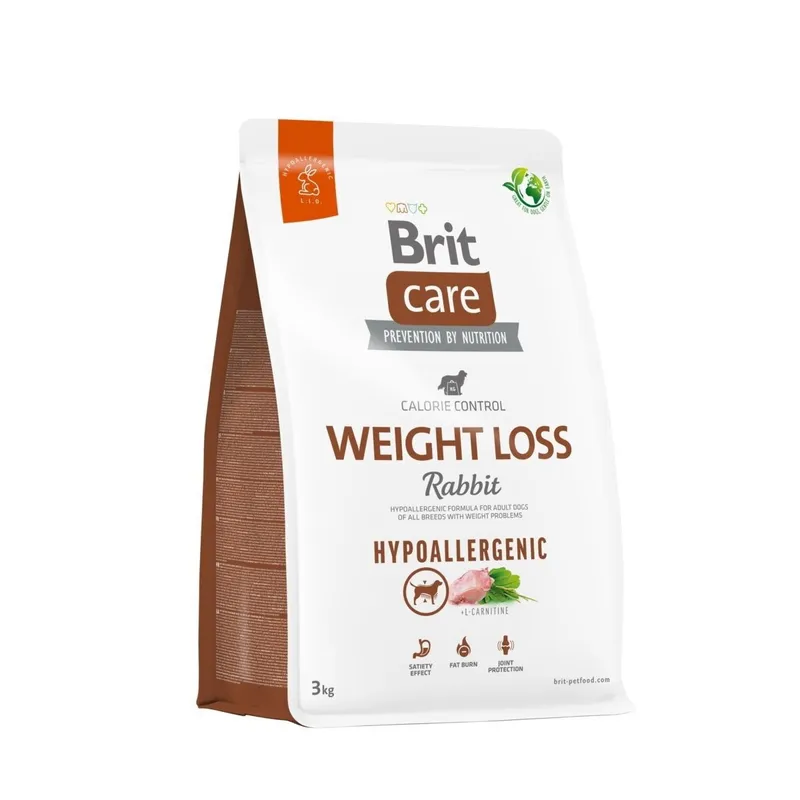 Bild 1 för Brit Care Dog Adult Hypoallergenic Weight Loss Rabbit (3 kg)