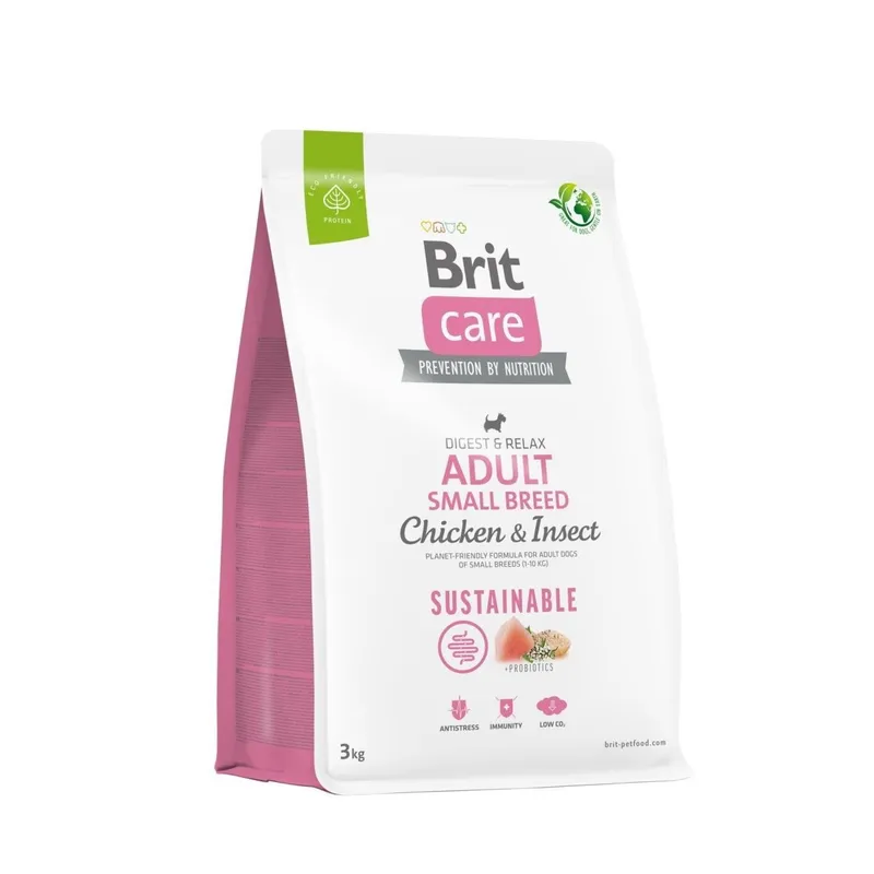 Bild 1 för Brit Care Dog Adult Sustainable Small Breed Chicken & Insect (3 kg)
