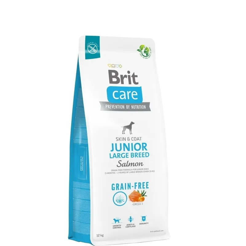 Bild 1 för Brit Care Dog Junior Large Breed Grain Free Salmon (12 kg)