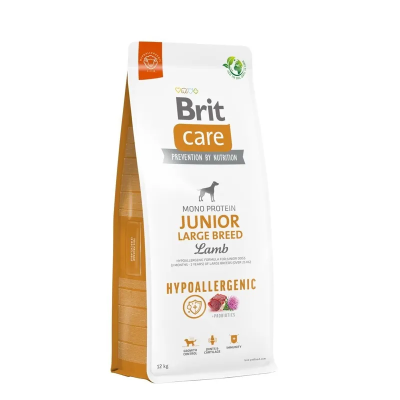 Bild 1 för Brit Care Dog Junior Large Breed Hypoallergenic Lamb (12 kg)