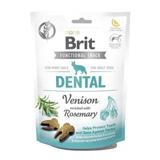 Produktfoto för Brit Care Functional Snack Dental Venison 150 g